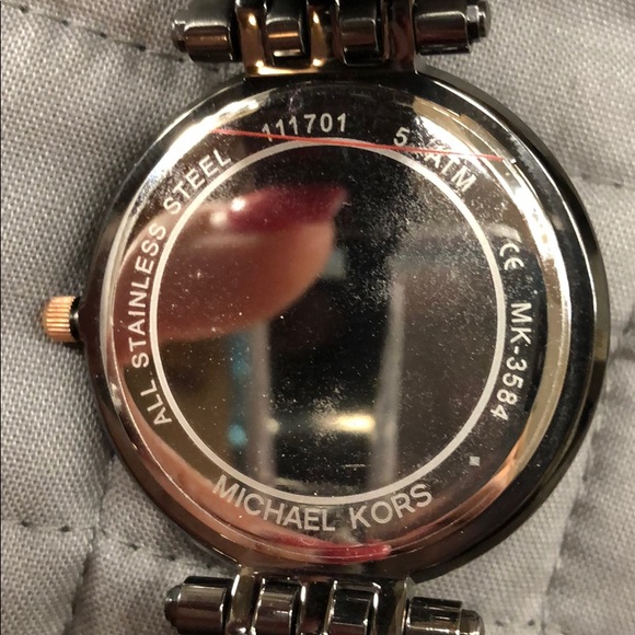 NWT Michael Kors Rose Bling Watch - Picture 7 of 7